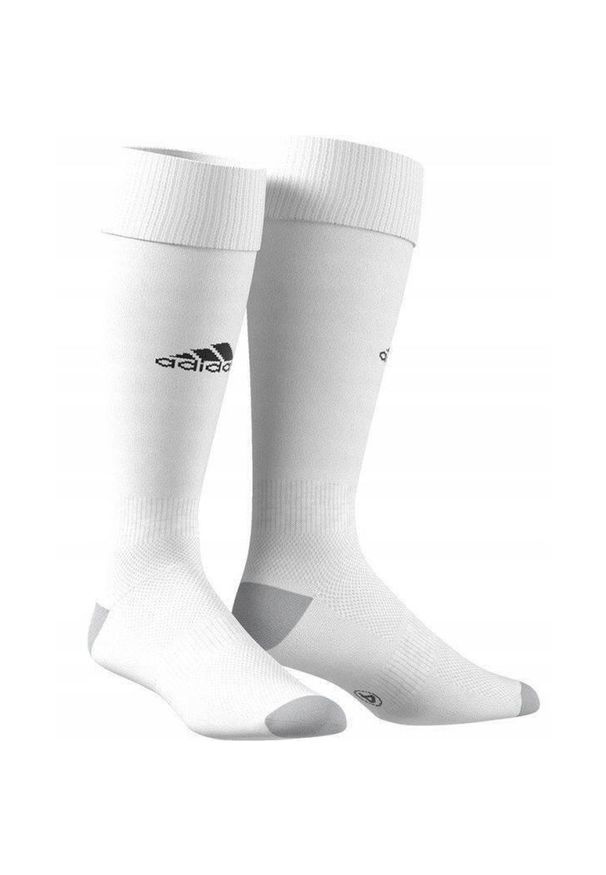 Skarpety piłkarskie Adidas Milano 16. Kolor: wielokolorowy, biały, czarny. Materiał: nylon. Sport: piłka nożna