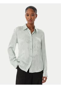 Calvin Klein Koszula LV044F107G Zielony jasny Regular Fit. Kolor: zielony. Materiał: wiskoza #1