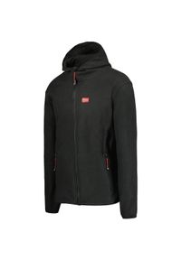 Bluza polarowa męska z kapturem Geographical Norway Unicia czarna EO MEN 235. Typ kołnierza: kaptur. Kolor: czarny. Materiał: polar. Sport: turystyka piesza #1