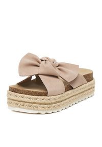 DeeZee Espadryle CT0626-16 Beżowy. Kolor: beżowy. Materiał: materiał #7