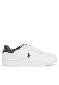 Polo Ralph Lauren Sneakersy RF103793 S Biały. Kolor: biały. Materiał: skóra