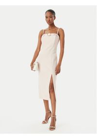 Rinascimento Sukienka koktajlowa CFC0122399003 Różowy Regular Fit. Kolor: różowy. Materiał: syntetyk. Styl: wizytowy #5