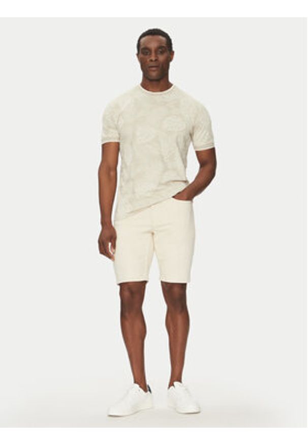 Liu Jo T-Shirt QA5181 J7734 Beżowy Regular Fit. Kolor: beżowy. Materiał: bawełna