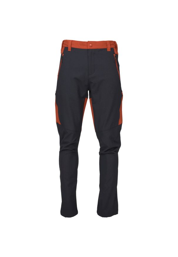 GALEO - Glemo Spodnie Zip-off męskie — oddychające, odblaskowe, 4 kieszenie. Kolor: wielokolorowy, żółty, czarny, pomarańczowy. Materiał: poliester, elastan. Sport: turystyka piesza