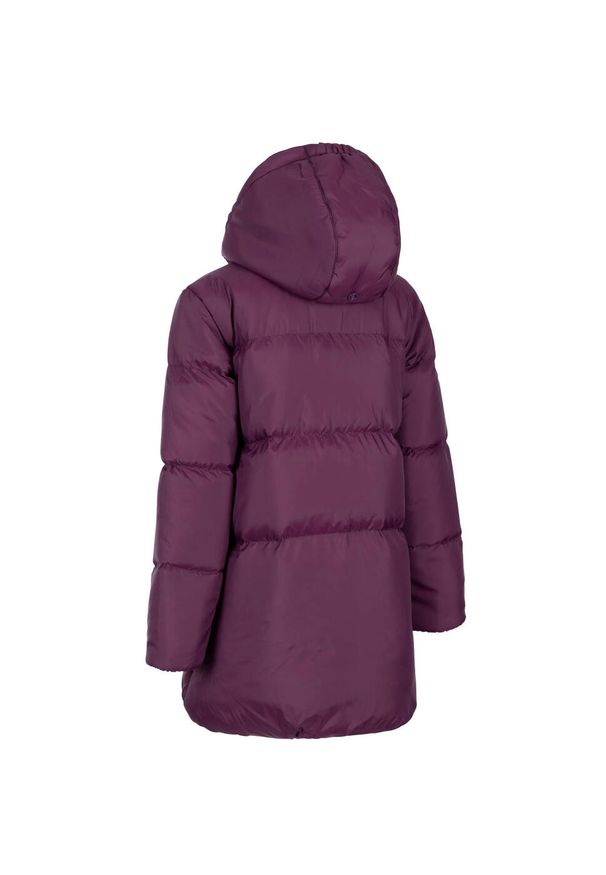 TRESPASS - Kurtka Ocieplana Dla Dziewczynki Casual Ailie. Kolor: czerwony, brązowy, wielokolorowy. Materiał: puch. Sport: turystyka piesza