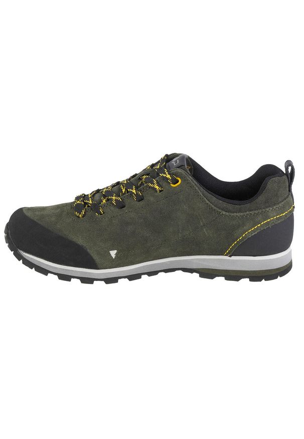 Buty trekkingowe męskie, CMP Elettra Low. Kolor: zielony. Materiał: guma, skóra, zamsz, materiał, syntetyk