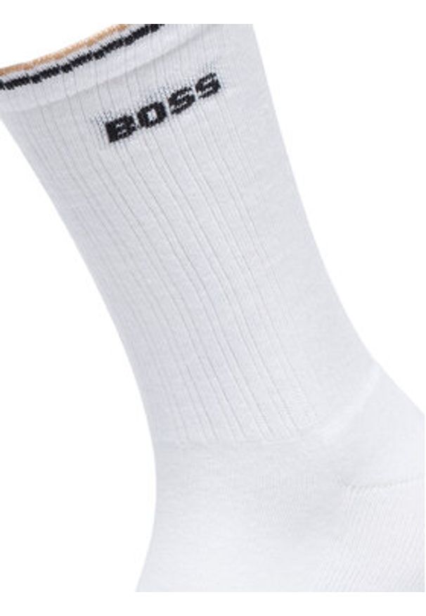 BOSS Skarpety długie 50531597 Biały. Kolor: biały. Materiał: bawełna