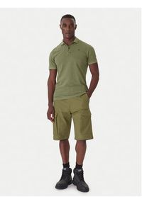 G-Star RAW - G-Star Raw Polo Dunda D11595-D756 Zielony Slim Fit. Typ kołnierza: polo. Kolor: zielony. Materiał: bawełna