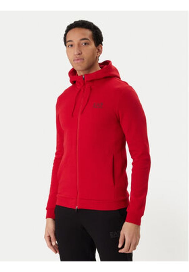 EA7 Emporio Armani Dres 7M001602 AF20845 M5055 Czerwony Regular Fit. Kolor: czerwony. Materiał: bawełna