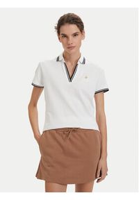 Beverly Hills Polo Club Polo P-SS26W-P0300 Biały Regular Fit. Typ kołnierza: polo. Kolor: biały. Materiał: bawełna #5