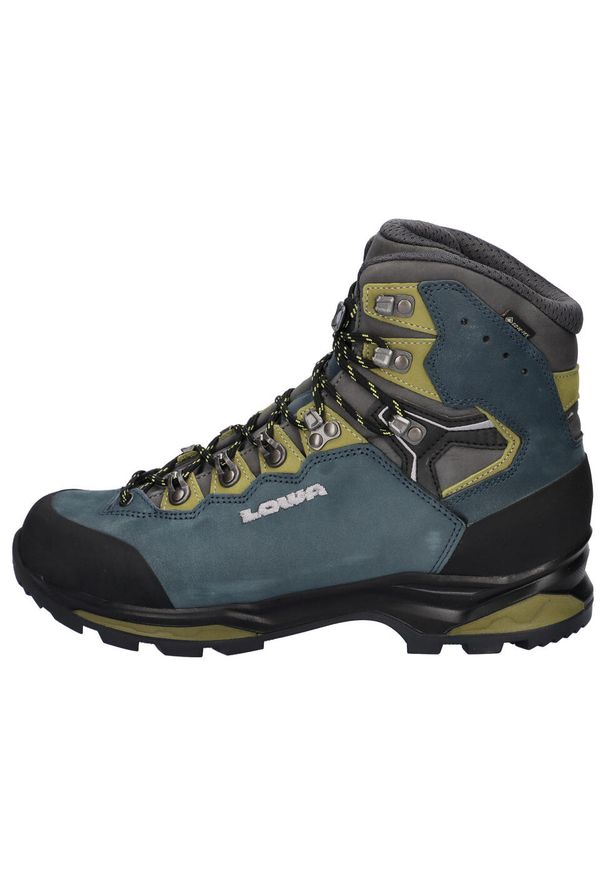 Buty trekkingowe męskie Lowa Camino Evo Gtx. Wysokość cholewki: za kostkę. Zapięcie: sznurówki. Kolor: szary. Materiał: materiał. Szerokość cholewki: normalna. Sport: turystyka piesza