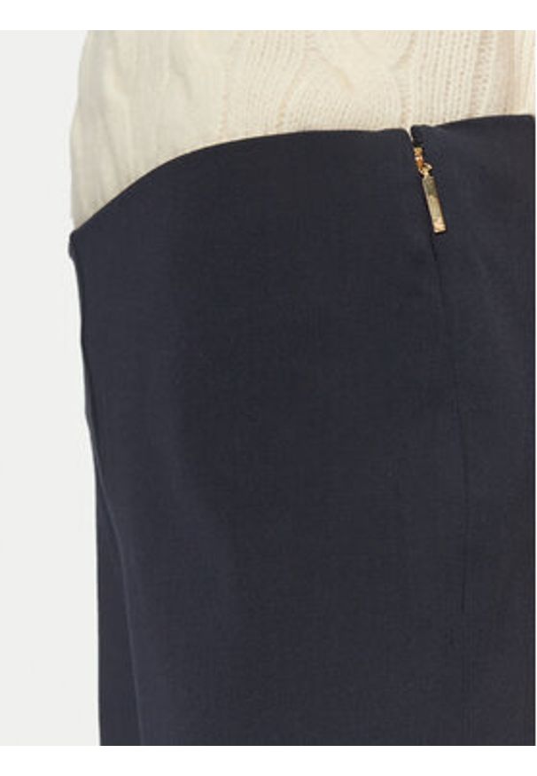 Lauren Ralph Lauren Spodnie materiałowe 200631310 Granatowy Slim Fit. Kolor: niebieski. Materiał: bawełna