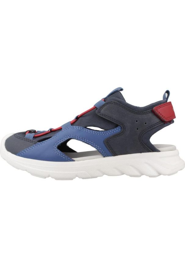 Sandały Geox Model J Sandal Airadyum Bo Kolor Niebieski. Kolor: niebieski. Materiał: syntetyk, tkanina. Sezon: lato