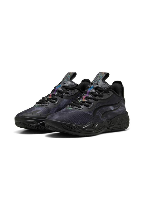 Dziecięce buty do koszykówki Puma MB.04 Lo Team. Kolor: czarny. Sport: koszykówka