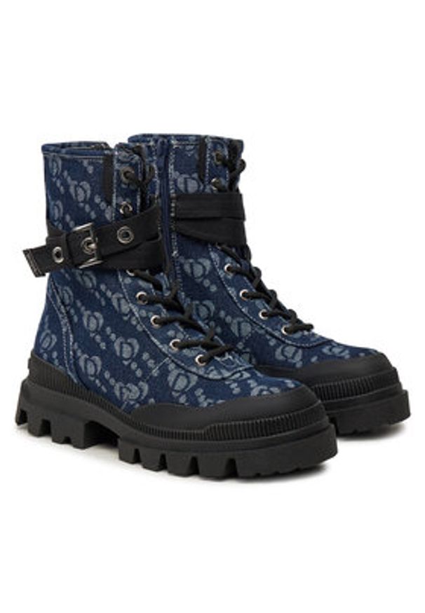 Desigual Trapery Track 24WSTD01 Niebieski. Kolor: niebieski. Materiał: materiał