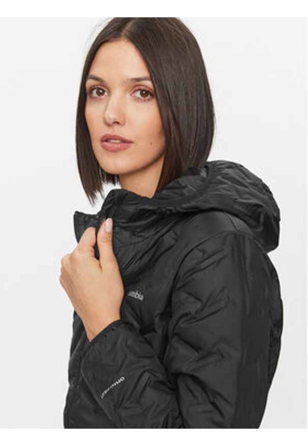columbia - Columbia Kurtka puchowa Delta Ridge™ Down Hooded Jacket Czarny Regular Fit. Kolor: czarny. Materiał: syntetyk