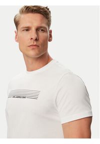 Karl Lagerfeld Jeans T-Shirt B3M17001 Biały Slim Fit. Kolor: biały. Materiał: bawełna #6