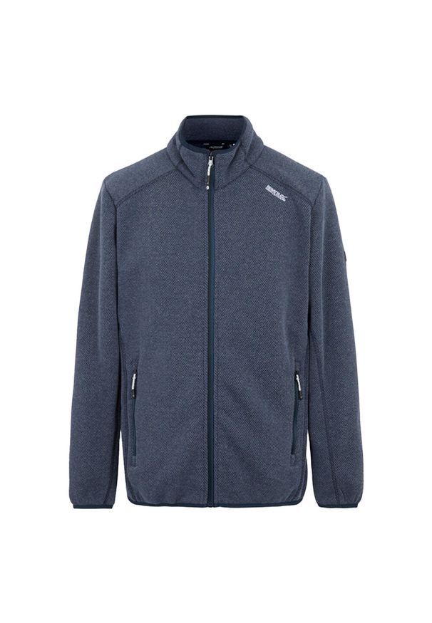 Regatta - Męska Bluza Polarowa Torrens Z Pełnym Zamkiem Błyskawicznym. Kolor: niebieski. Materiał: polar. Styl: sportowy. Sport: turystyka piesza