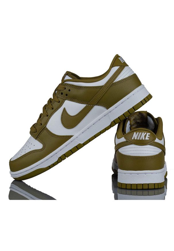 Buty Sportowe Męskie Nike Dunk Low Retro. Kolor: biały. Sport: turystyka piesza