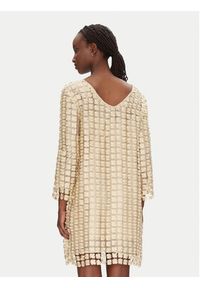 Bruuns Bazaar Sukienka koktajlowa Yva BBW4530 Złoty Regular Fit. Kolor: złoty. Materiał: syntetyk. Styl: wizytowy #2