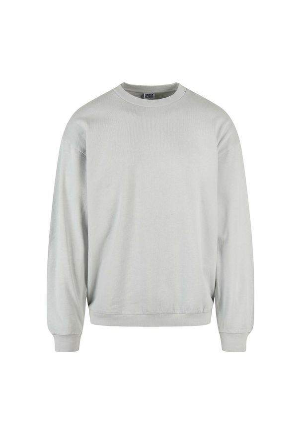 Bluza Urban Classics Pigment Dyed Crew Neck. Kolor: szary