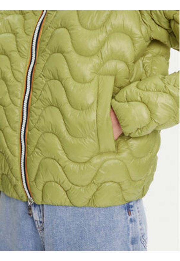 K-Way Kurtka przejściowa Soje K71421W Zielony Slim Fit. Kolor: zielony. Materiał: syntetyk