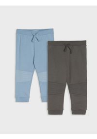 Sinsay - Spodnie jogger 2 pack - szary. Kolor: szary #1
