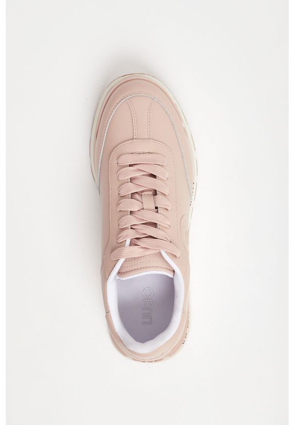 Liu Jo - Sneakersy skórzane LIU JO. Materiał: skóra. Wzór: napisy