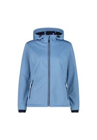 Kurtka damska turystyczna CMP 34A3096. Kolor: niebieski. Materiał: softshell. Sport: turystyka piesza #1