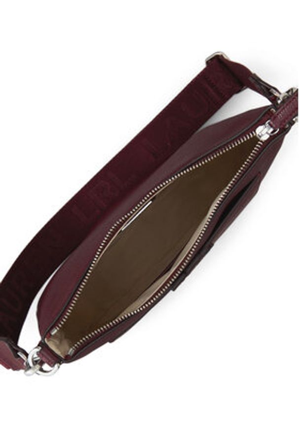 Lauren Ralph Lauren - LAUREN RALPH LAUREN Torebka 431970152011 Bordowy. Kolor: czerwony. Materiał: skórzane