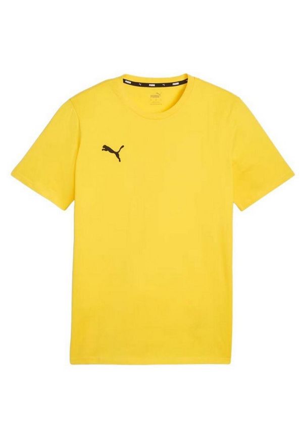 Puma - Męska Koszulka Team Goal Casuals. Kolor: żółty. Sport: turystyka piesza