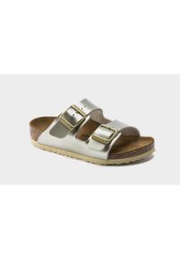 Klapki dziecięce Birkenstock Arizona Kids BS. Kolor: szary