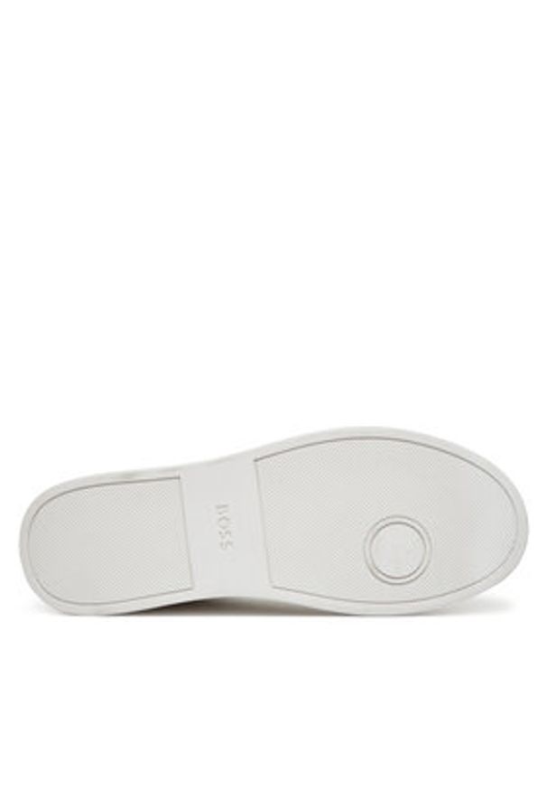 BOSS Tenisówki Morrie_Slon_rnmono 50541649 Biały. Kolor: biały. Materiał: materiał