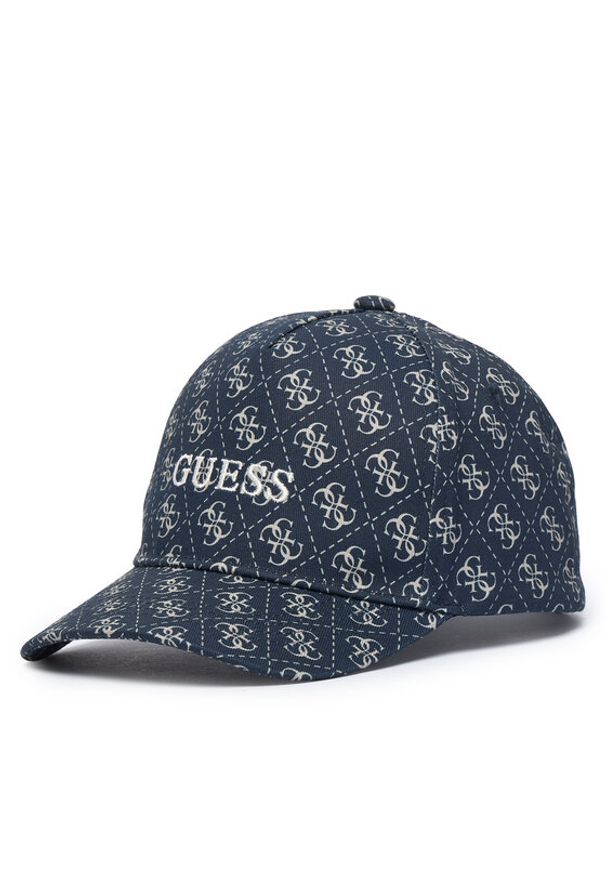 Guess Czapka z daszkiem H6YZ12 W2604 Granatowy. Kolor: niebieski. Materiał: bawełna
