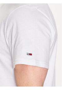 Tommy Jeans T-Shirt Essential DM0DM16405 Biały Regular Fit. Kolor: biały. Materiał: bawełna