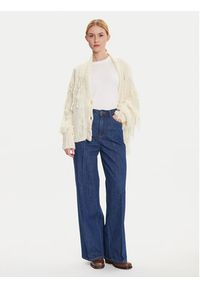 Lee Jeansy Stella 112107279 Granatowy Wide Leg. Kolor: niebieski