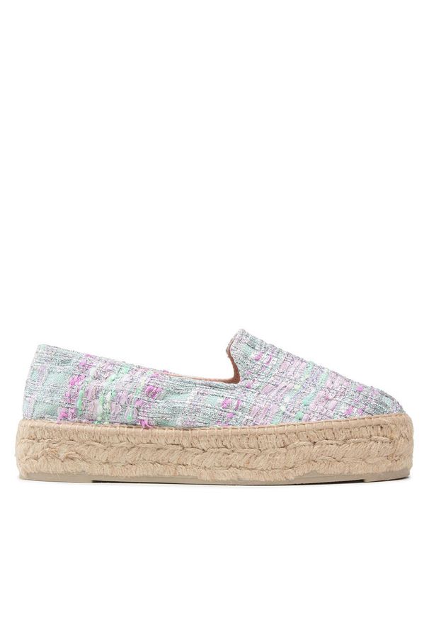 Espadryle Manebi. Kolor: srebrny