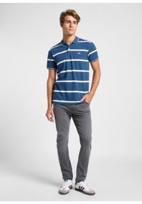 Lee - MESKA KOSZULKA LEE PIQUE POLO ORION STRIPE 112363857. Typ kołnierza: polo #4