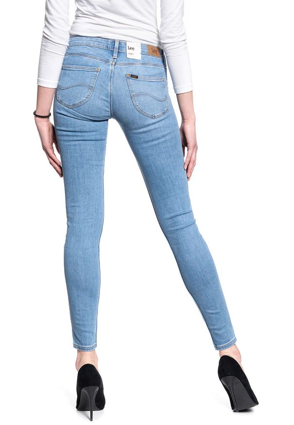 Lee - SPODNIE DAMSKIE LEE SCARLETT SKINNY LIGHT FLORIN L526MOHR 112111767