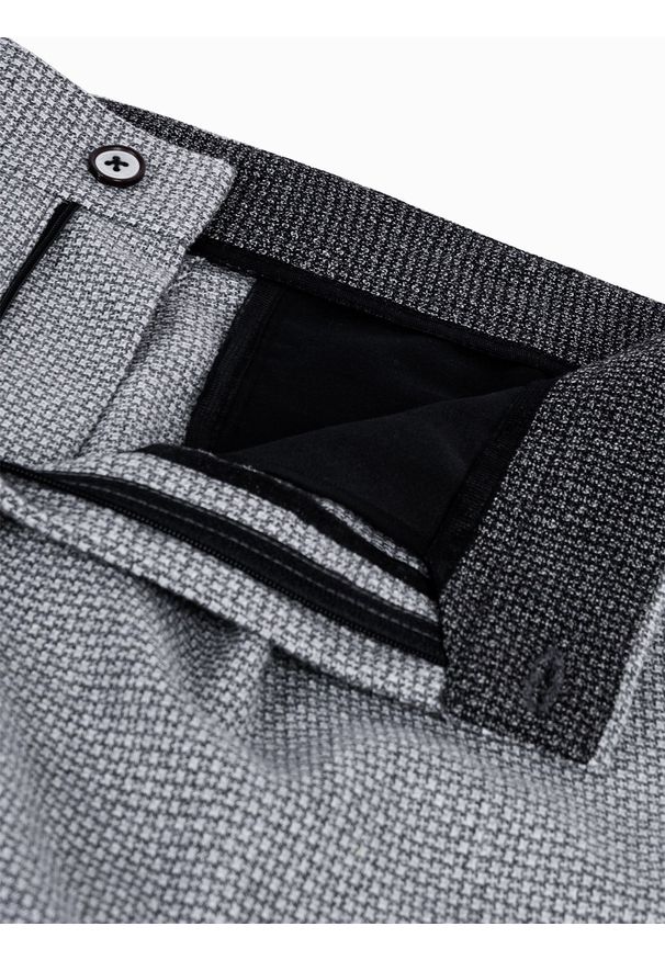 Szare spodnie Ombre Clothing casualowe, na co dzień