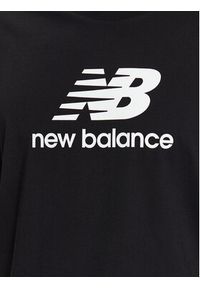 New Balance T-Shirt MT31541 Czarny Relaxed Fit. Kolor: czarny. Materiał: bawełna #2