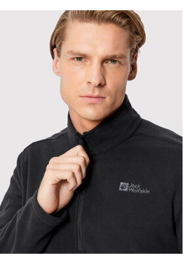 Jack Wolfskin Polar Taunus 1709522 Czarny Regular Fit. Kolor: czarny. Materiał: syntetyk