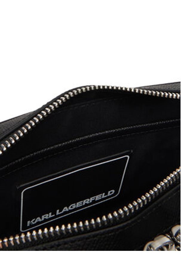 Karl Lagerfeld - KARL LAGERFELD Torebka A3M30157 Czarny. Kolor: czarny. Materiał: skórzane