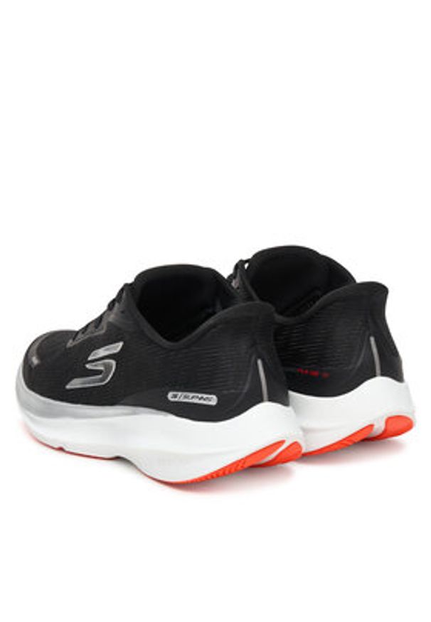 skechers - Skechers Buty do biegania Aero Pulse 246220/BLK Czarny. Kolor: czarny. Materiał: materiał