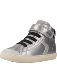 Geox - Buty GEOX B GISLI GIRL Szary. Kolor: szary. Materiał: syntetyk, tkanina. Sport: turystyka piesza
