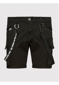 Alpha Industries Szorty materiałowe Utility 116213 Czarny Regular Fit. Kolor: czarny. Materiał: bawełna #4
