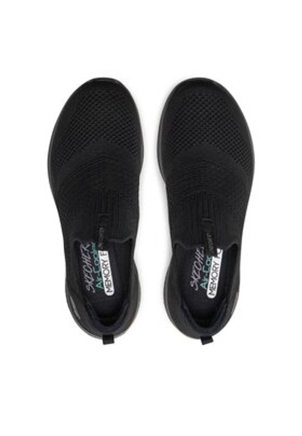 skechers - Skechers Sneakersy Ultra Flex 3.0-Classy Charm 149855/BBK Czarny. Kolor: czarny. Materiał: materiał
