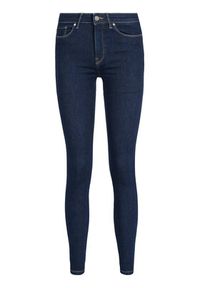 TOMMY HILFIGER - Tommy Hilfiger Jeansy WW0WW14742 Granatowy Skinny Fit. Kolor: niebieski #4