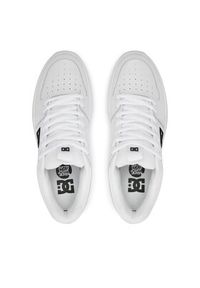 DC Sneakersy Lynx Zero ADYS100615 Biały. Kolor: biały. Materiał: skóra