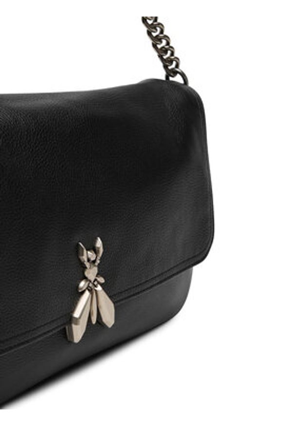 Patrizia Pepe Torebka 8B0280/L165-K103 Czarny. Kolor: czarny. Materiał: skórzane